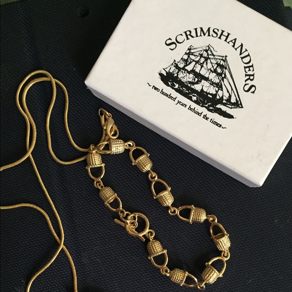 Necklace bracelet set